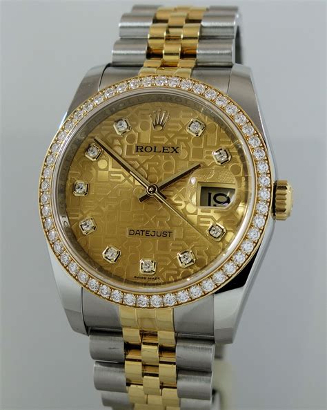 rolex datejust diamond bezel